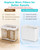 FEATCH 2-Pack 3µm Filter Basket Insert for Aiper Scuba S1 Pool Cleaner, Replacement Filter, Not Compatible with S1 Pro, White Frame Not Included