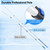 16FT Aluminum Telescoping Pool Pole, Suitable For Skimmer Nets and Brushes