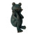 ResinHaven 10" H Meditation Frog Lawn & Garden Statue, Verdigris Green