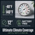 QTengCX Outdoor Thermometer Indoor Outdoor, 12 Inch Large Wall Thermometer with Hygrometer, Waterproof Metal Frame, -40 to 140°F & 0-100% RH, No Battery Needed, for Patio Garage Garden