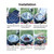PHOJEWI Korean BBQ Grill Charcoal, Small Charcoal Grill 13.7 Inches Portable Grill Stainless Steel Barbecue Grill Tabletop kbbq grill Outdoor Indoor Camping