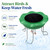 Bird Bath Water Circulator Solar Power and Battery Powered Bird Bath Water Agitator Bubbler Energy Saving and Quiet