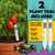 FoxFarm Ocean Forest Potting Soil with 2 Plant Tags, 12qt (2 Pack)
