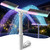 Prapark Solar Pool Fountain with Lights, Dual-Head Adjustable Spray & Timer, Remote Control, Auto Dusk Sensor, 10-Color LED Modes & 15°F Cooling Spray for Above & Inground Pools