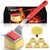 nonoyif Grill Brush for Outdoor Grill + 5 Replaceable Pads (Red)