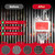 nonoyif Grill Brush for Outdoor Grill + 5 Replaceable Pads (Red)