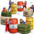 NINOSTAR Package 8 Combat Battlefield Inflatables, Compatible Laser tag, Water Gun for Boys Birthday Party Activities and Decoration. Premiume Pack Include Water chember and Repair kit.