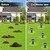 Mole Repellent Solar Powered - Ultrasonic Mole Repeller,Waterproof Solar Powered Groundhog Deterrent for Lawns Yard Garden Farm