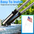 Boat Flag Pole,Rod Holder Mount, 4ft Marine Stainless Steel Boat Flag Pole