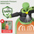 3 Pcs 1/2 Gallon Pump Sprayer, Hand Pressure Sprayer with Adjustable Nozzle, Built-in Measuring Cup and Long Wand for Garden, Plants, Cleaning, Indoor Outdoor Use，Green