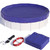28 FT Round Winter Pool Cover for Above Ground Pools, Cable and Pulley