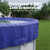 28 FT Round Winter Pool Cover for Above Ground Pools, Cable and Pulley