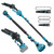 ZUYIYI 3-in-1 Cordless Pole Saw for Makita 18V Battery, Electric Chainsaw