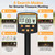 ULHUND Metal Detector for Adults, Professional Foldable Waterproof Metal Detector with 11" IP68 DD Coil, Internal Coil Design, Backlit LCD Target ID, 12.8" Deep Search Gold Detector for Beach & Yard