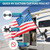BOHMR Suction Cup Flag Pole Holder for RV, 0-90°Angle, No Drill, Large