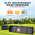 VLAIAN 60W Portable Solar Panel,60 Watt Foldable Solar Panels Chargers with QC3.0 USB-A USB-C DC5521,IP67 Waterproof Power Emergency for Small Power Station Camping Hiking Outdoor