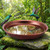 Dunkive Bird Bath Bowl, Vintage Metal Bird Bath for Outdoor