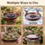 Dunkive Bird Bath Bowl, Vintage Metal Bird Bath for Outdoor