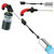 Sondiko Big Flame Propane Torch Head Kit, Weed Torch, Heavy Duty Blow Torch Detachable Propane Weed Torch with High Output for Garden Stumps Wood Ice Snow Roofing(Black & Red)