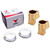The Door Bull - Brass Pool Rail Anchor and Escutcheon Set