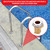 The Door Bull - Brass Pool Rail Anchor and Escutcheon Set