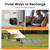 300W Portable Power Station 80000mAh LiFePO4 Battery