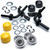 Wheel Bushing to Bearing Conversion Kit & Front Axle Steering Spindle GY22251 GY22252 for John Deere D100 D105 D110 D120 D125 D130 D140 D150 D155 D160 D170 107H 107S 92H SN# Below 700000 ONLY