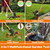 WeGofly 13" Electric Weed Wacker, 4 in 1 Cordless String Trimmer/Lawn Edger/Lawn Mower/Brush Cutter with Steel Gears, 2×21V 6.0Ah Batteries & Charger, 5.2 LBS Lightweight Grass Trimmer for Yard Garden