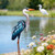 chisheen Outdoor Heron Statues Garden Decor Crane Statues Metal Yard Art Statue All Weather Resistant for Lawn Patio Porch Backyard Home Decoration Large Size