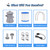 Filter Pump for Above Ground Pools, 330 GPH Filter for Inflatbale Pool, Flow Rate Pool Filter for Inflatable Swimming Pool Crystal Clear Filter Pump with 2 Filter Cartridges