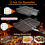 Grill Baskets for Outdoor Grill,Removable Wooden Handle,2PCS