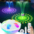 9000mAh Floating Pool Fountain with Lights, 3.9FT Pool Fountain with Remote