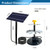 Solaceura 4W Outdoor Solar Bird Bath Fountain Pump