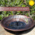 12.3" Solar Bird Bath Bowl,Bird Bath Fountain,Bird Bath for Outside(Copper)