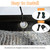 POYEE 10x20ft 85% Aluminet Shade Cloth