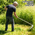 YOUWEIAN 12.6“ Scythe Adjustable 50" Long Handle Grass Sickle 3-Section Detachable Weed Cutter with 12.6" Stainless Steel Blade Manual Scythe for Weeding Yard Garden & Vine Cutting