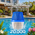 Pool Maintenance Unit for Skimmer or Pump Basket, Blue White