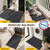 JSEI Door Mat for Entrance 32"x48", Dirt Trapper Doormat, Dark Grey