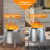 19-27 inch Fire Pit Stand, Stainless Steel Retractable Adjustable Base, Firepit Stand for Solo Stove Bonfire Ranger Yukon, Sturdy, Easy to Install, Accessories for Solo Stove