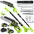 TNELTUEB 4-In-1 Cordless Pole Saw & Mini Chainsaw, 1000W Brushless Motor