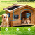 25W Smart Solar Fan for Chicken Coop, Solar Powered Fan for Dog Shed Garage
