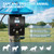 Electric Fence Energizer with LCD Display, Ortis 12,000V 3 Joules Electric Fence Charger, 6.2 Mile Range, Safe & Effective Animal Control for Livestock, Garden & Pasture Protection