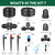 Drip Irrigation System for Garden, 2026-Upgraded Quick Connect Garden Watering Kit All-in-One with 1/2 inch 1/4 inch Irrigation Tubing for Garden, Lawn, Greenhouse, Raised Beds (233FT)