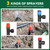 Drip Irrigation System for Garden, 2026-Upgraded Quick Connect Garden Watering Kit All-in-One with 1/2 inch 1/4 inch Irrigation Tubing for Garden, Lawn, Greenhouse, Raised Beds (233FT)