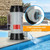 CL220 Offline Chlorinator for Swimming Pool Ponds,Replacement Hayward cl220 Chlorine Feeder,9 lbs Capacity,360 ° Adjustable Water Flow Knob, Thickened ABS Material