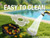 CZYBYTE Cordless Robotic Pool Cleaner, Orange