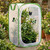 Mesh Plant Protection Enclosure, Portable Collapsible Garden Grow Cage with Mesh Barrier, Pest & Bird Proof Plant Cover for Vegetables, Fruits, Outdoor Patio Balcony Use, 36 Inches Tall