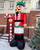 12 Ft by 5.9 Ft Christmas Inflatables Nutcracker Outdoor Decorations, Giant Christmas Blow up Hold Candy Cane Built in LED Lights, Xmas Inflatable Decor Holiday Party Yard Garden Lawn