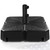 FRUITEAM 120 LBS Fillable Heavy Duty Umbrella Base with 4 Wheels Black