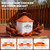 Eggluuz 5 Gallons Chicken Waterer Bucket with Chicken Water Cups, Adjustable Legs and Anti-Roost Cone